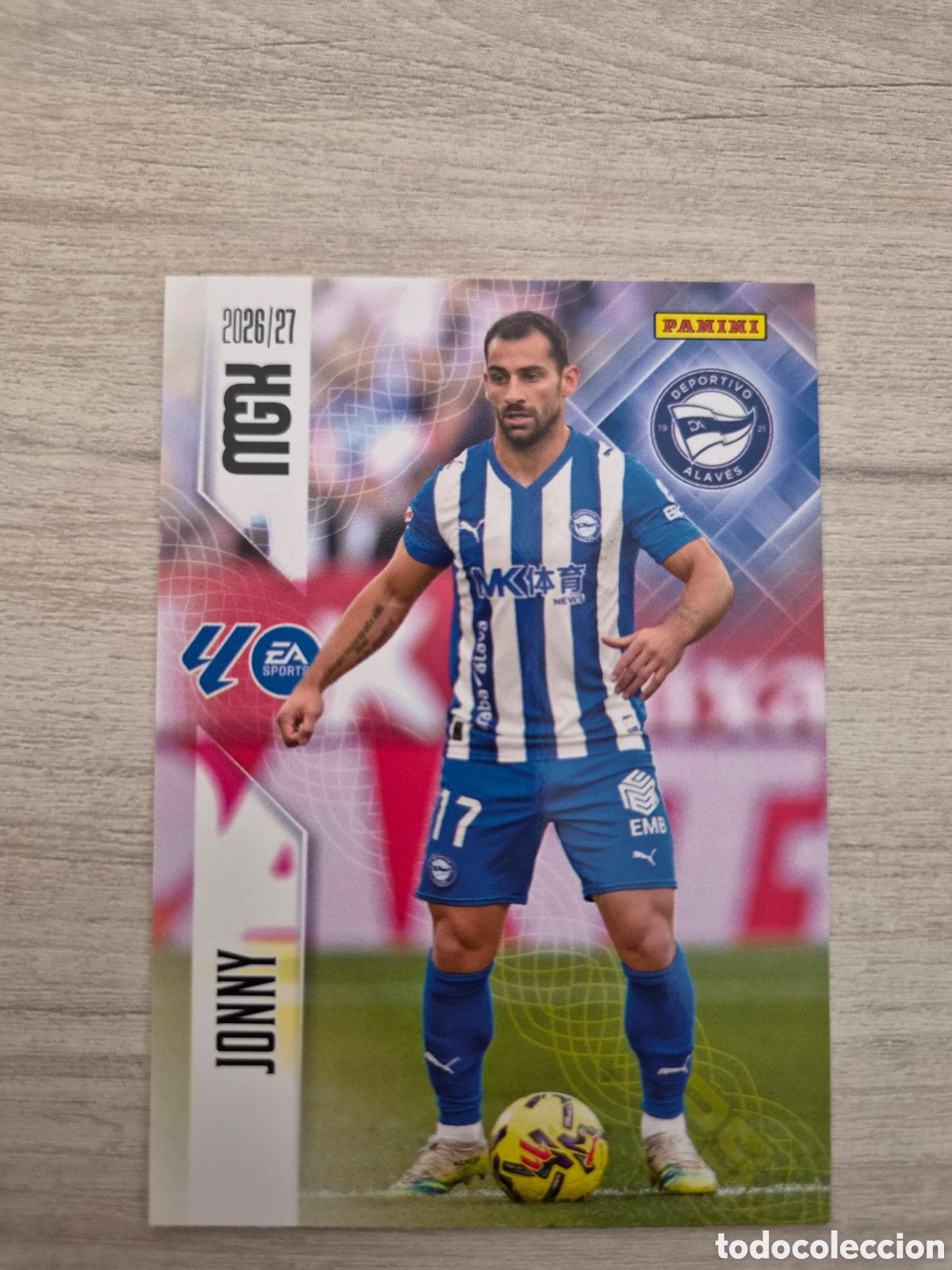 Cromos de f&uacute;tbol: N&deg;22 Alaves Jonny Megacracks 26/27