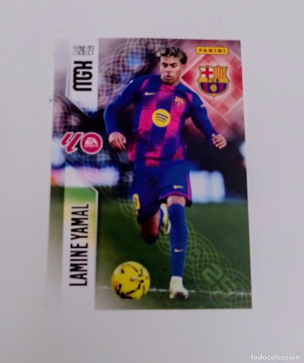 Cromos de f&uacute;tbol: MEGACRACKS 2026/2027 LAMINE YAMAL ( NUM 89 )- EL DE LA FOTO -