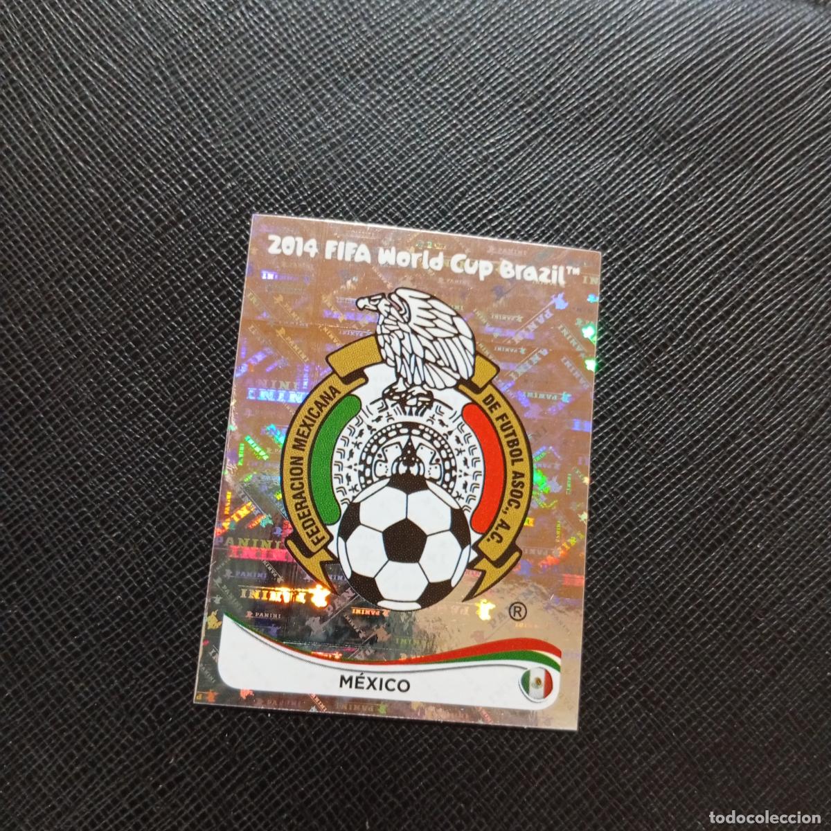Cromos de f&uacute;tbol: 70 ESCUDO MEXICO PANINI MUNDIAL BRASIL 2014 CROMO FUTBOL 14 - SIN PEGAR - CJ1