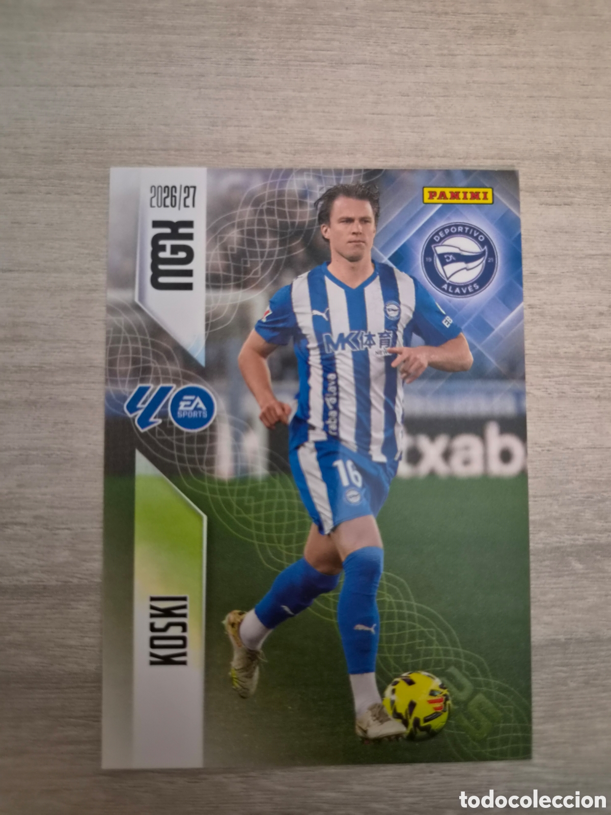 Cromos de f&uacute;tbol: N&deg;24 Alaves Koski Megacracks 26/27
