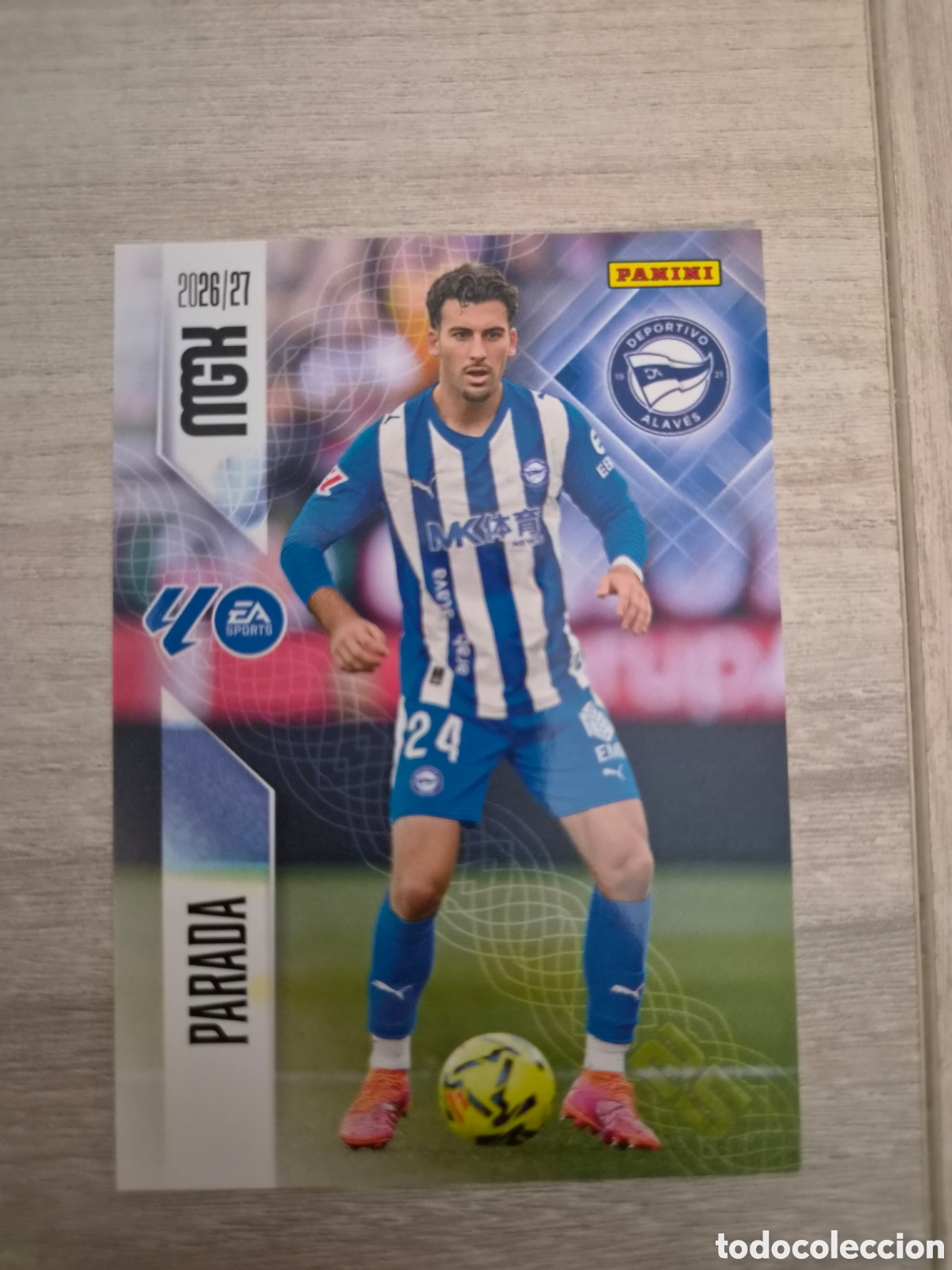 Cromos de f&uacute;tbol: N&deg;25 Alaves Parada Liga Este 26/27