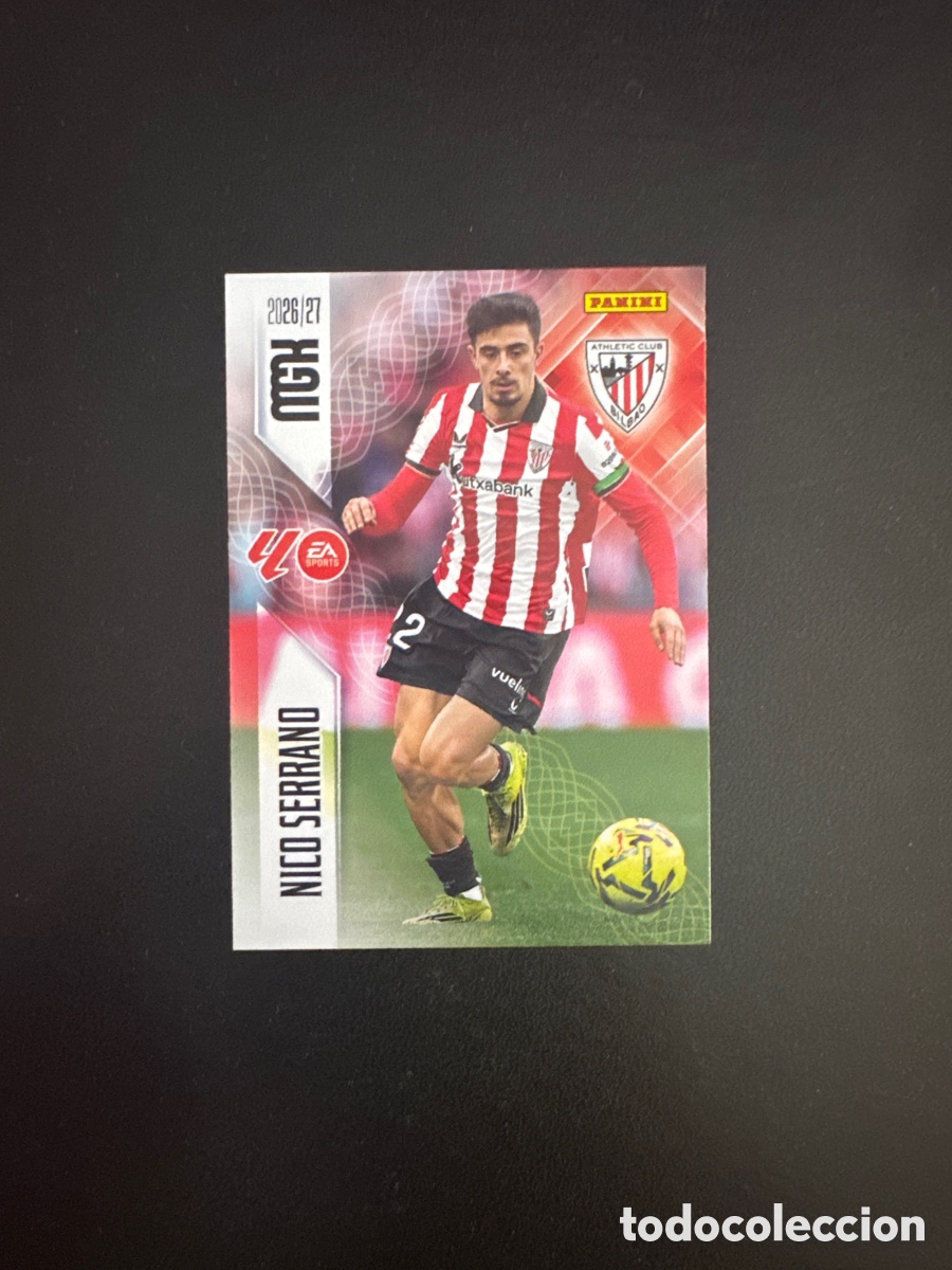 Cromos de Futebol: NICO SERRANO ATHLETIC DE BILBAO NUMERO 49 MEGACRACKS 2026 2027