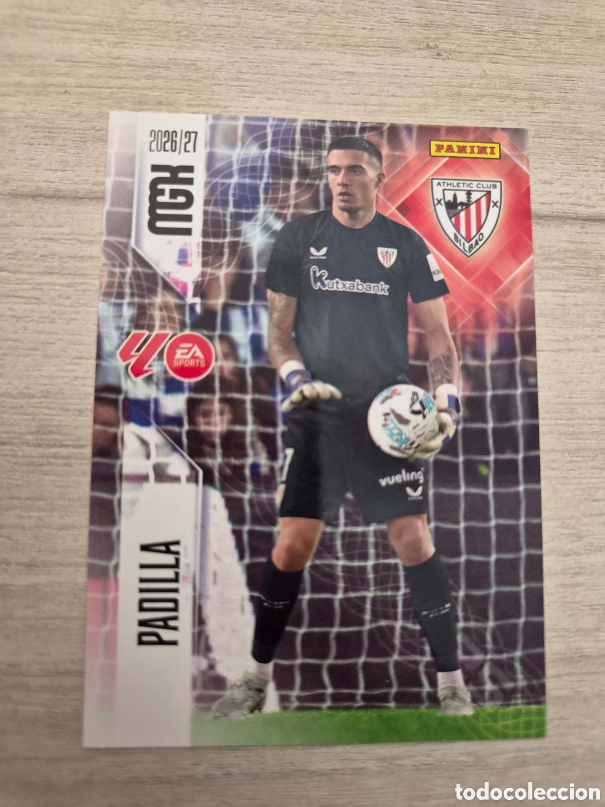 Cromos de Futebol: N&deg;39 Athletic de Bilbao Padilla Megacracks 26/27