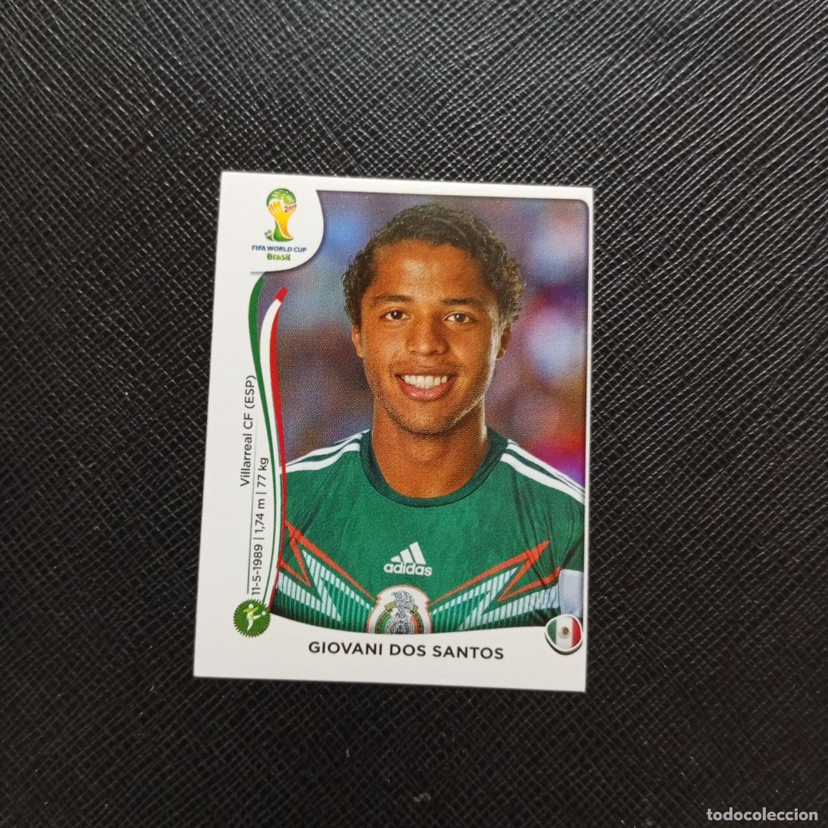 Cromos de f&uacute;tbol: 83 GIOVANI DOS SANTOS MEXICO PANINI MUNDIAL BRASIL 2014 CROMO FUTBOL 14 - SIN PEGAR - CJ1 B