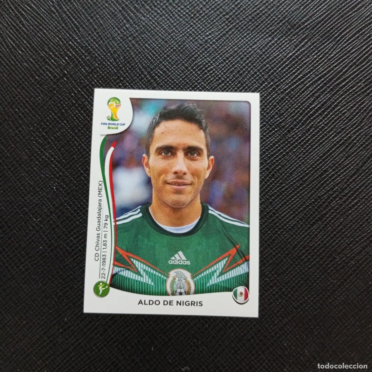 Cromos de f&uacute;tbol: 84 ALDO DE NIGRIS MEXICO PANINI MUNDIAL BRASIL 2014 CROMO FUTBOL 14 - SIN PEGAR - CJ1
