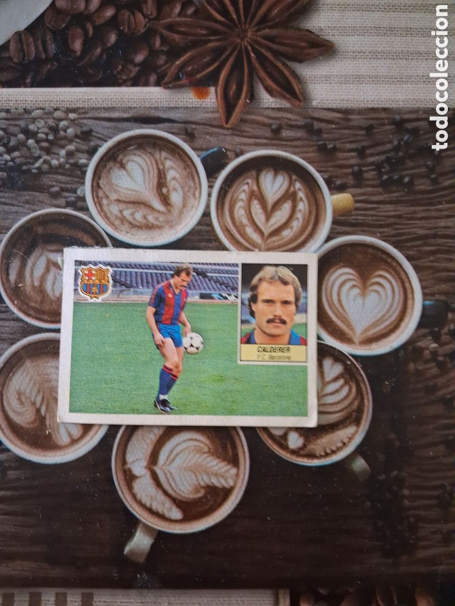 Cromos de f&uacute;tbol: Liga este 84 85 calderer fichaje N 27 del Barcelona recuperado del &aacute;lbum ver fotos