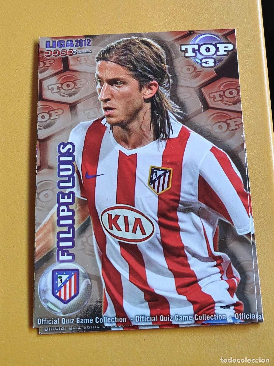 Cromos de f&uacute;tbol: filipe luis, liga 2012 top