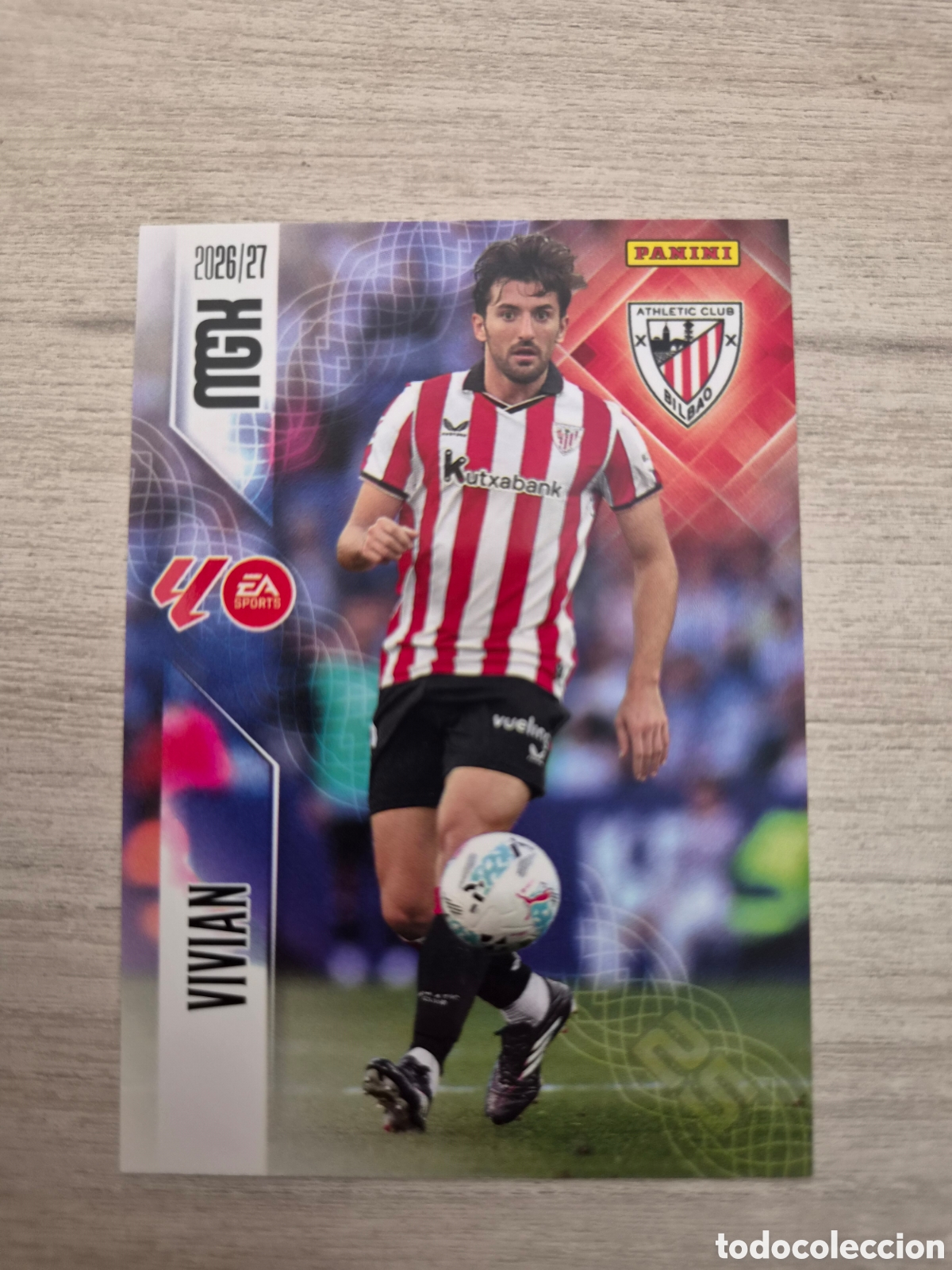 Cromos de f&uacute;tbol: N&deg;41 Athletic de Bilbao Viv&iacute;an Megacracks 26/27