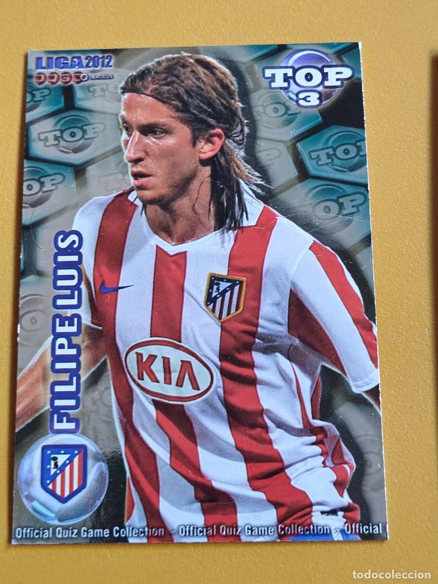 Cromos de f&uacute;tbol: filipe luis, liga 2012 top