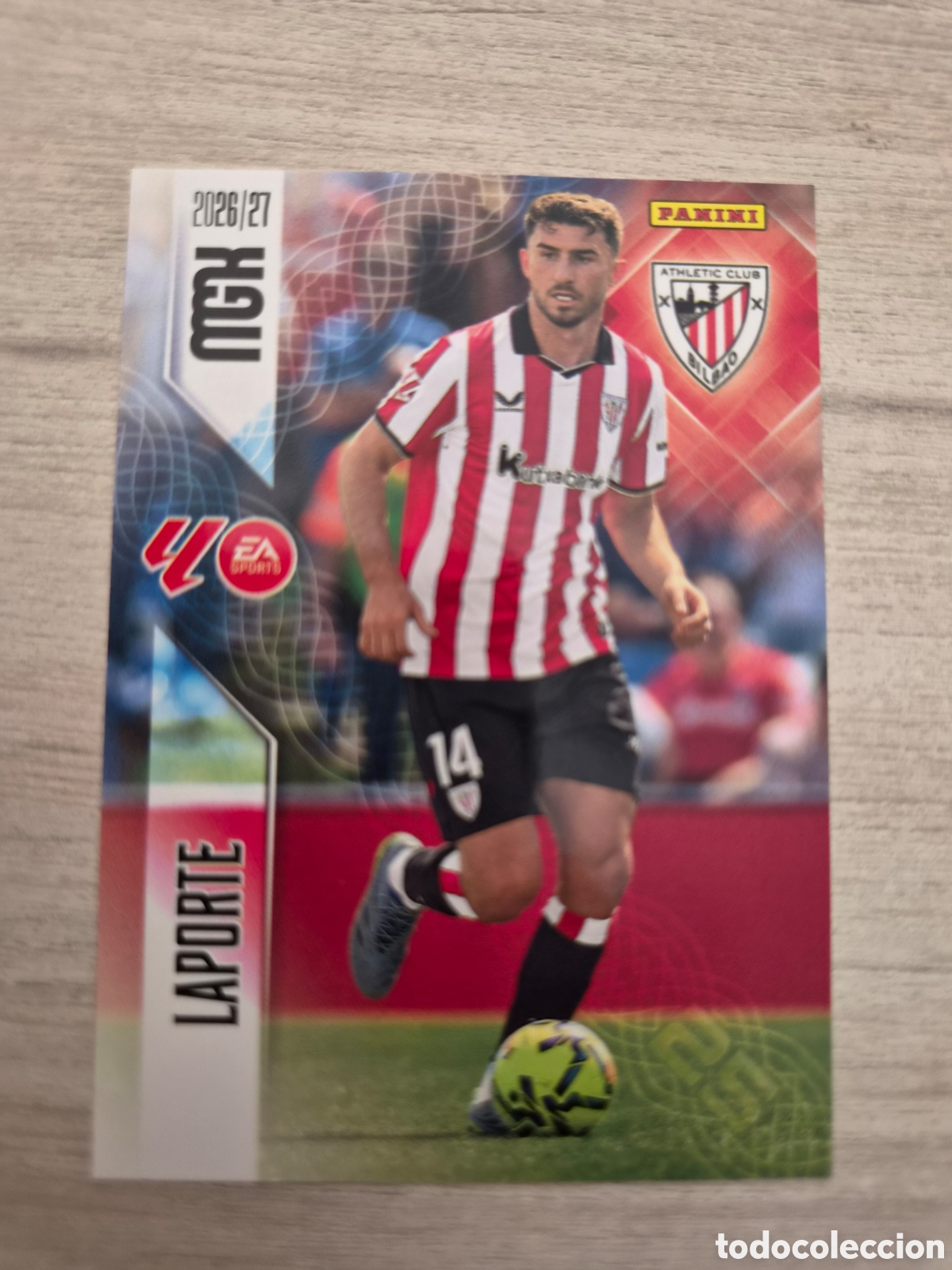 Cromos de f&uacute;tbol: N&deg;43 Athletic de Bilbao Laporte Megacracks 26/27
