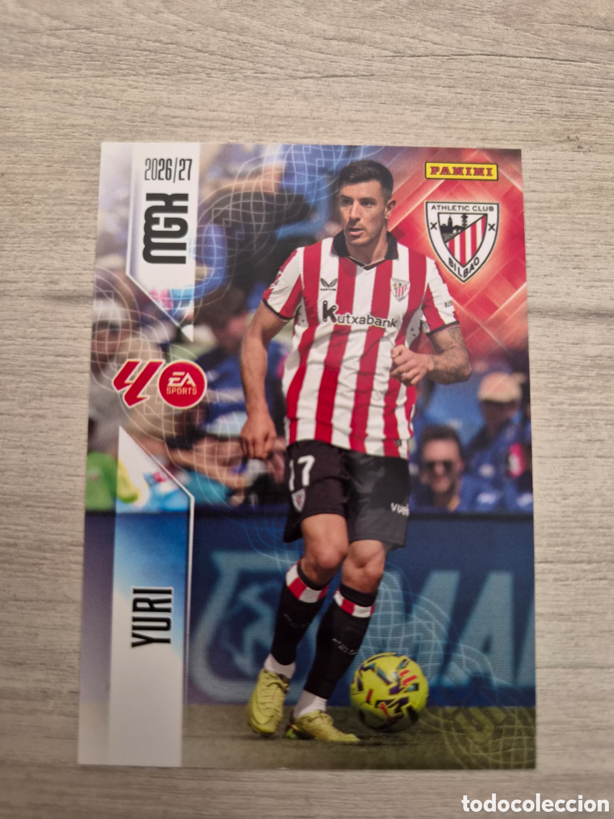 Cromos de f&uacute;tbol: N&deg;44 Athletic de Bilbao Yuri Megacracks 26/27