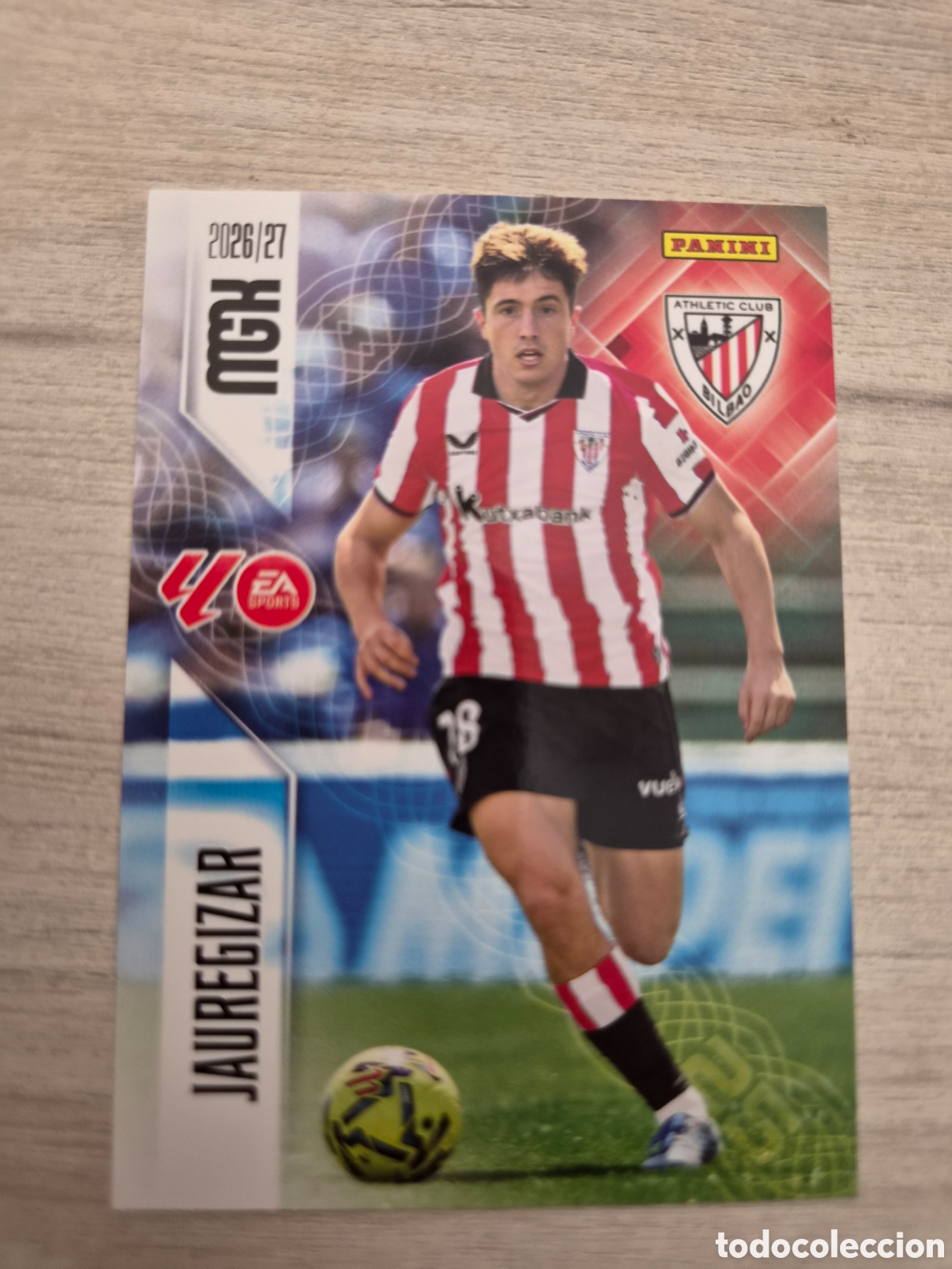Cromos de f&uacute;tbol: N&deg;46 Athletic de Bilbao Jauregizar Megacracks 26/27