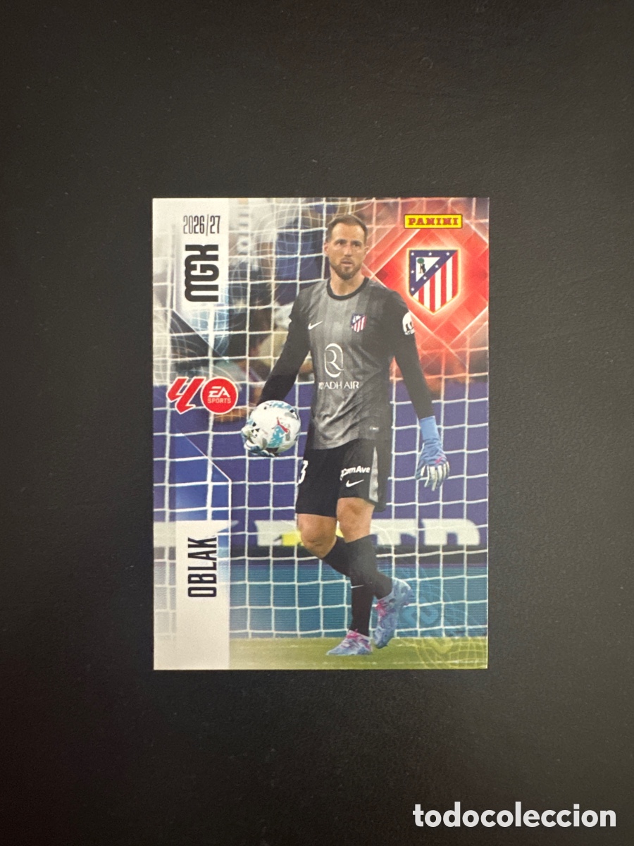 Cromos de f&uacute;tbol: OBLAK ATL&Eacute;TICO DE MADRID NUMERO 56 MEGACRACKS 2026 2027