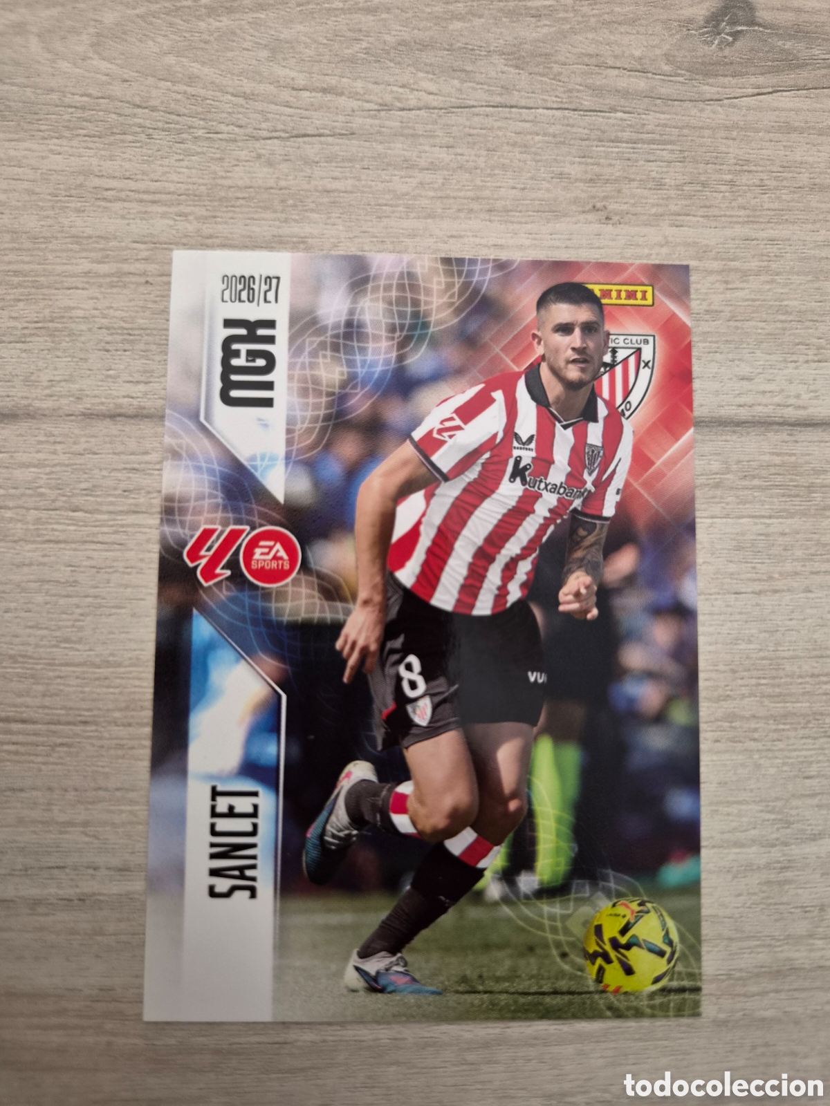 Cromos de f&uacute;tbol: N&deg;48 Athletic de Bilbao Sancet Megacracks 26/27