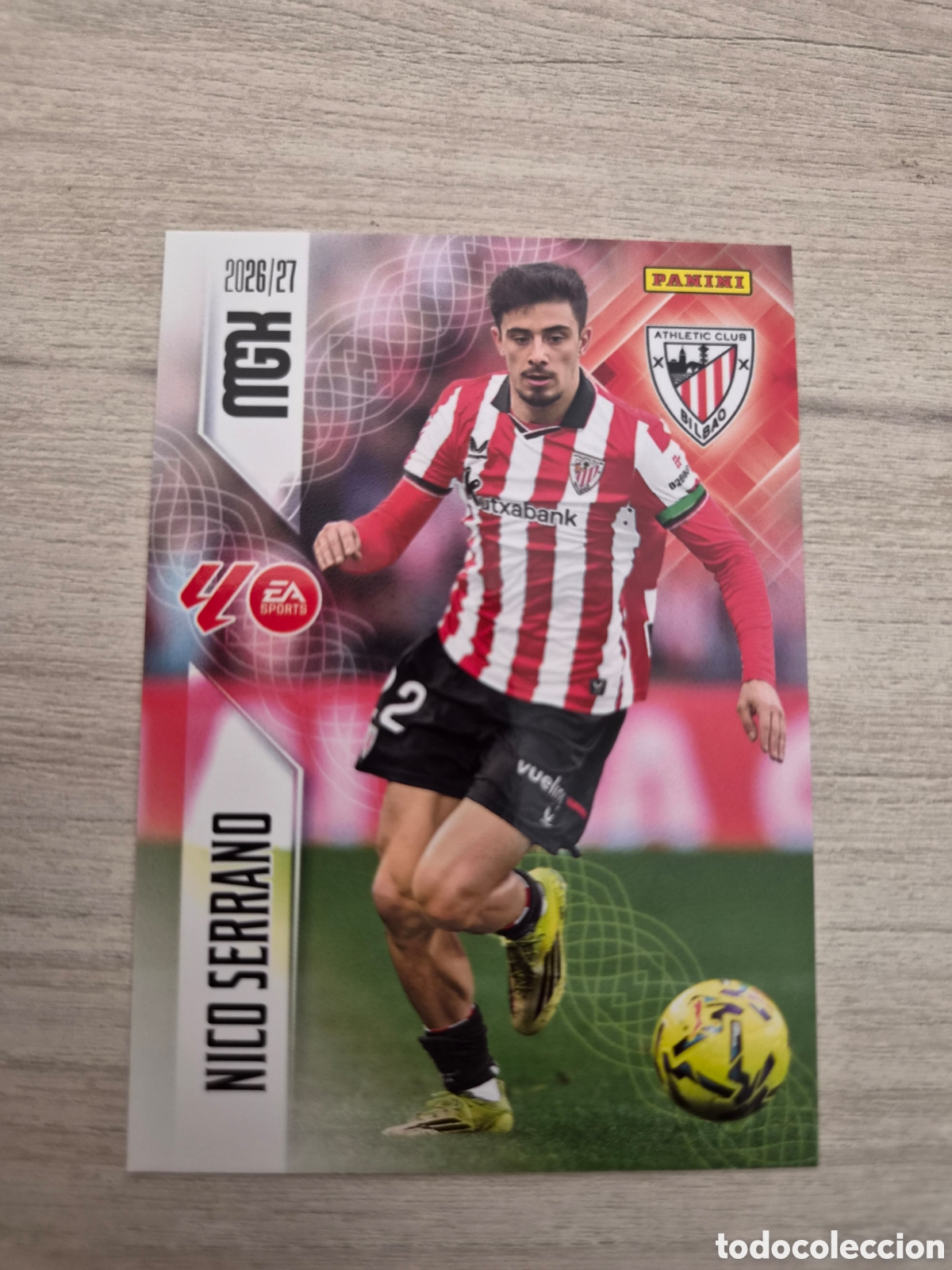 Cromos de f&uacute;tbol: N&deg;49 Athletic de Bilbao Nico Serrano Megacracks 26/27