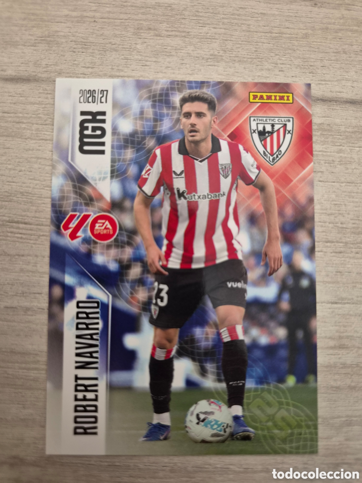 Cromos de f&uacute;tbol: N&deg;51 Athletic de Bilbao Robert Navarro Megacracks 26/27