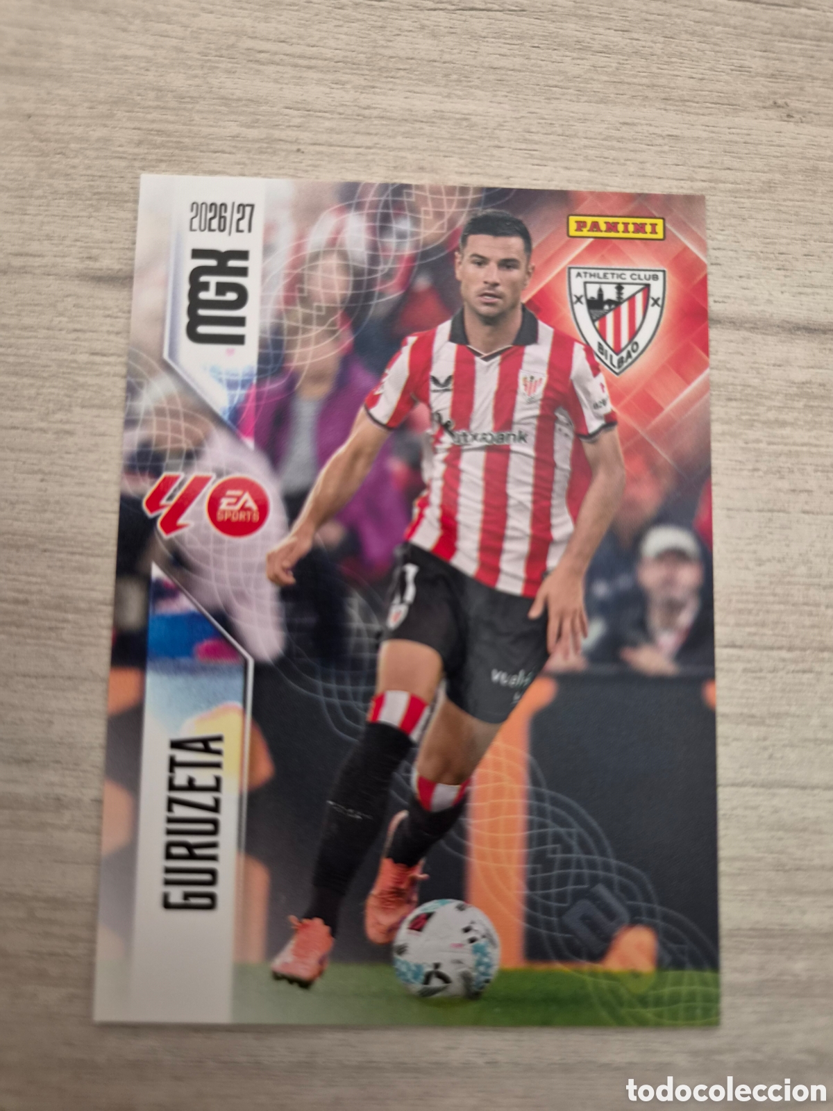 Cromos de f&uacute;tbol: N&deg;53 Athletic de Bilbao Guruzeta Megacracks 26/27