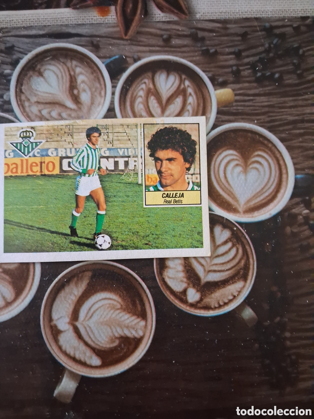 Cromos de f&uacute;tbol: Liga este 84 85 calleja coloca del betis recuperado del &aacute;lbum ver fotos