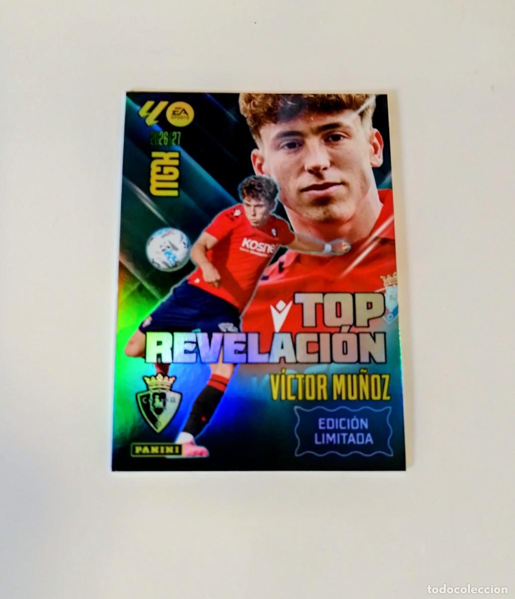Fu&szlig;ball-Sticker: MEGACRACKS 2026/2027 V&Iacute;CTOR MU&Ntilde;OZ ( TOP REVELACI&Oacute;N )
