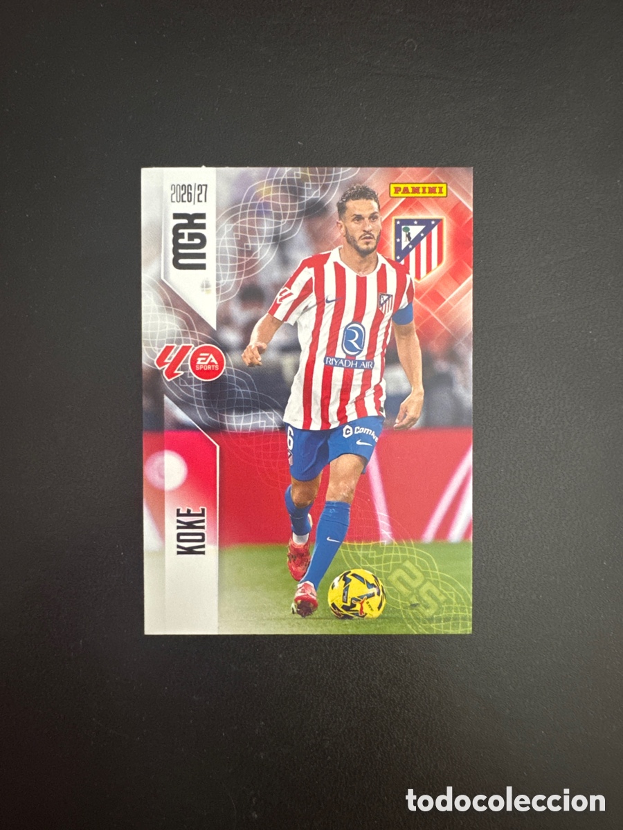 Cromos de f&uacute;tbol: KOKE ATL&Eacute;TICO DE MADRID NUMERO 54 MEGACRACKS 2026 2027