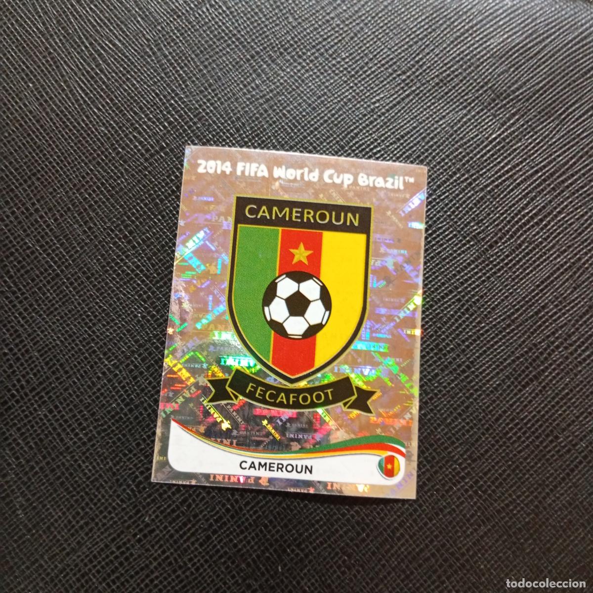 Cromos de f&uacute;tbol: 89 ESCUDO CAMERUN PANINI MUNDIAL BRASIL 2014 CROMO FUTBOL 14 - SIN PEGAR - CJ1