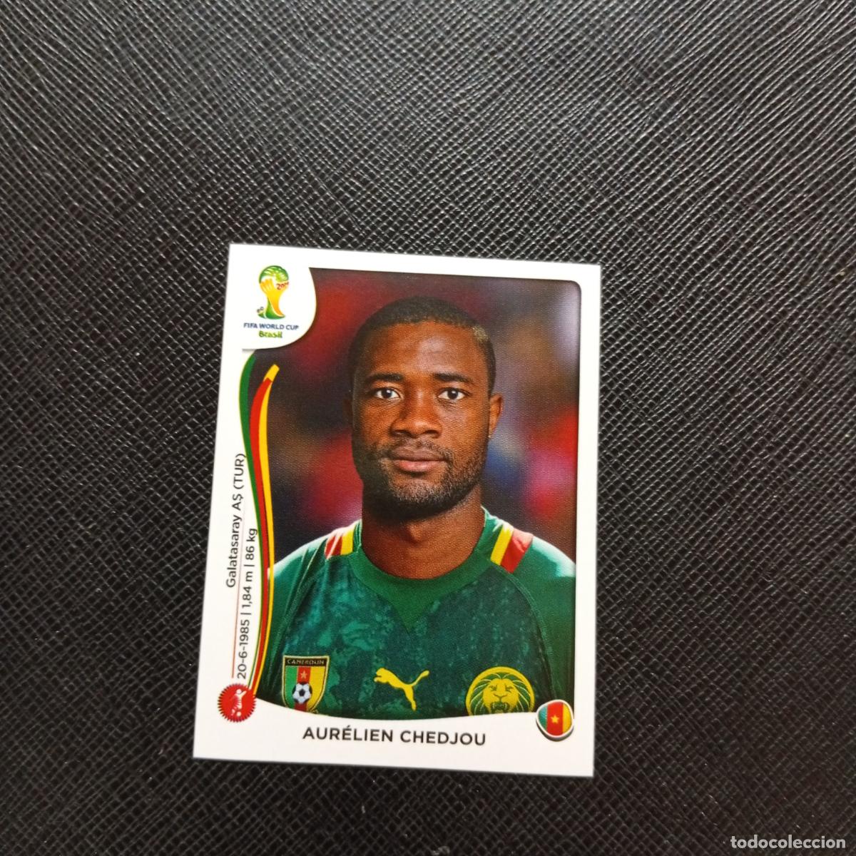 Cromos de f&uacute;tbol: 92 AURELIN CHEDJOU CAMERUN PANINI MUNDIAL BRASIL 2014 CROMO FUTBOL 14 - SIN PEGAR - CJ1
