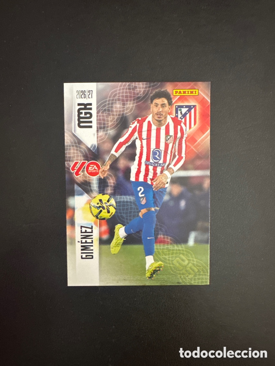 Cromos de f&uacute;tbol: GIMENEZ ATL&Eacute;TICO DE MADRID NUMERO 61 MEGACRACKS 2026 2027