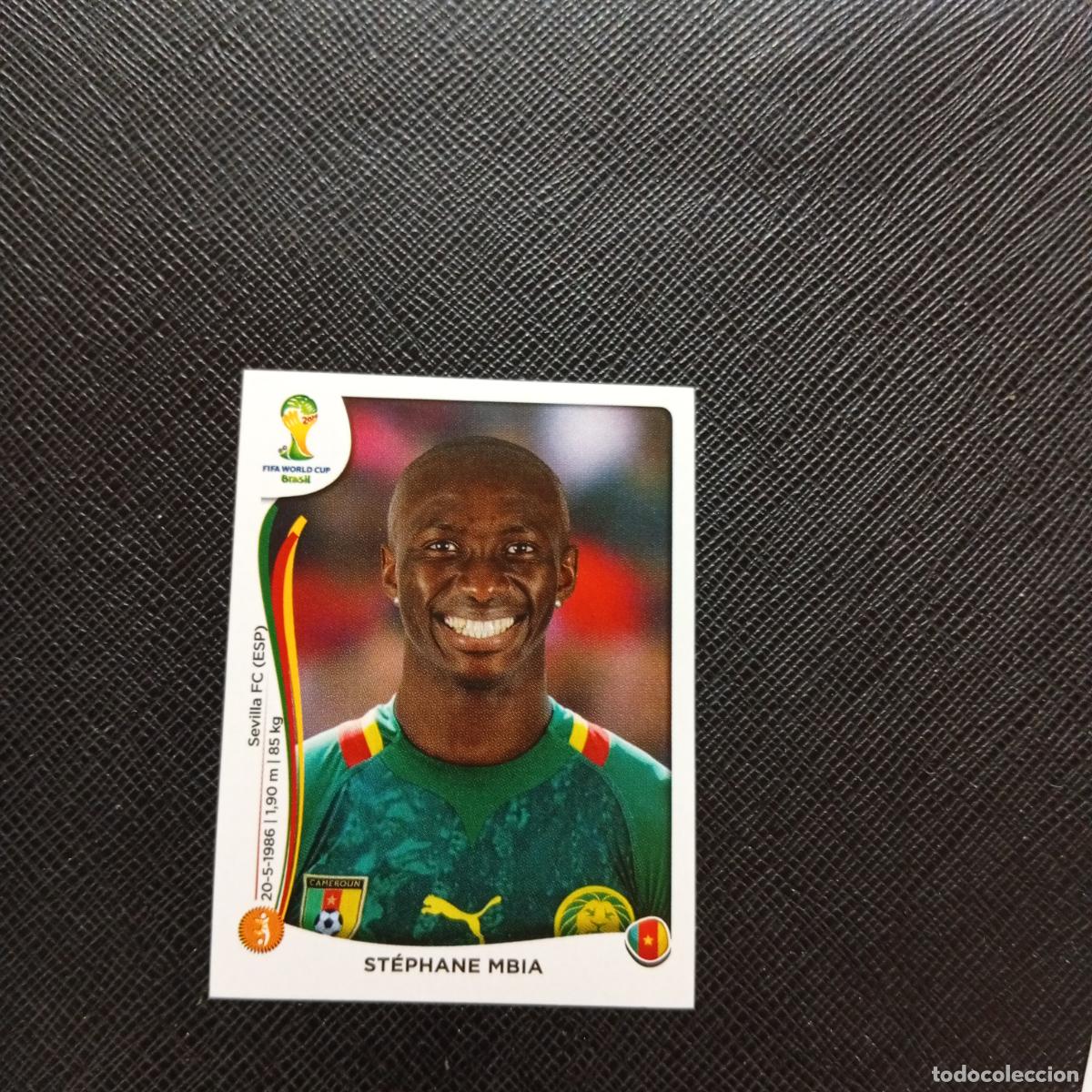 Figurine di Calcio: 98 STEPHANE MBIA CAMERUN PANINI MUNDIAL BRASIL 2014 CROMO FUTBOL 14 - SIN PEGAR - CJ1