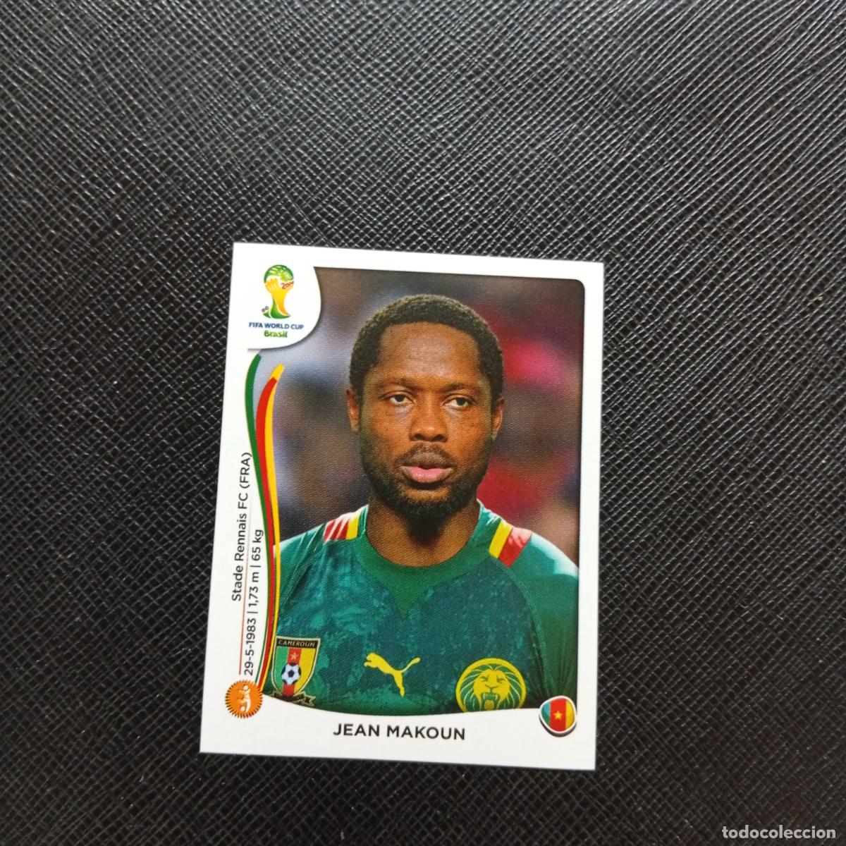 Cromos de f&uacute;tbol: 101 JEAN MAKOUN CAMERUN PANINI MUNDIAL BRASIL 2014 CROMO FUTBOL 14 - SIN PEGAR - CJ1