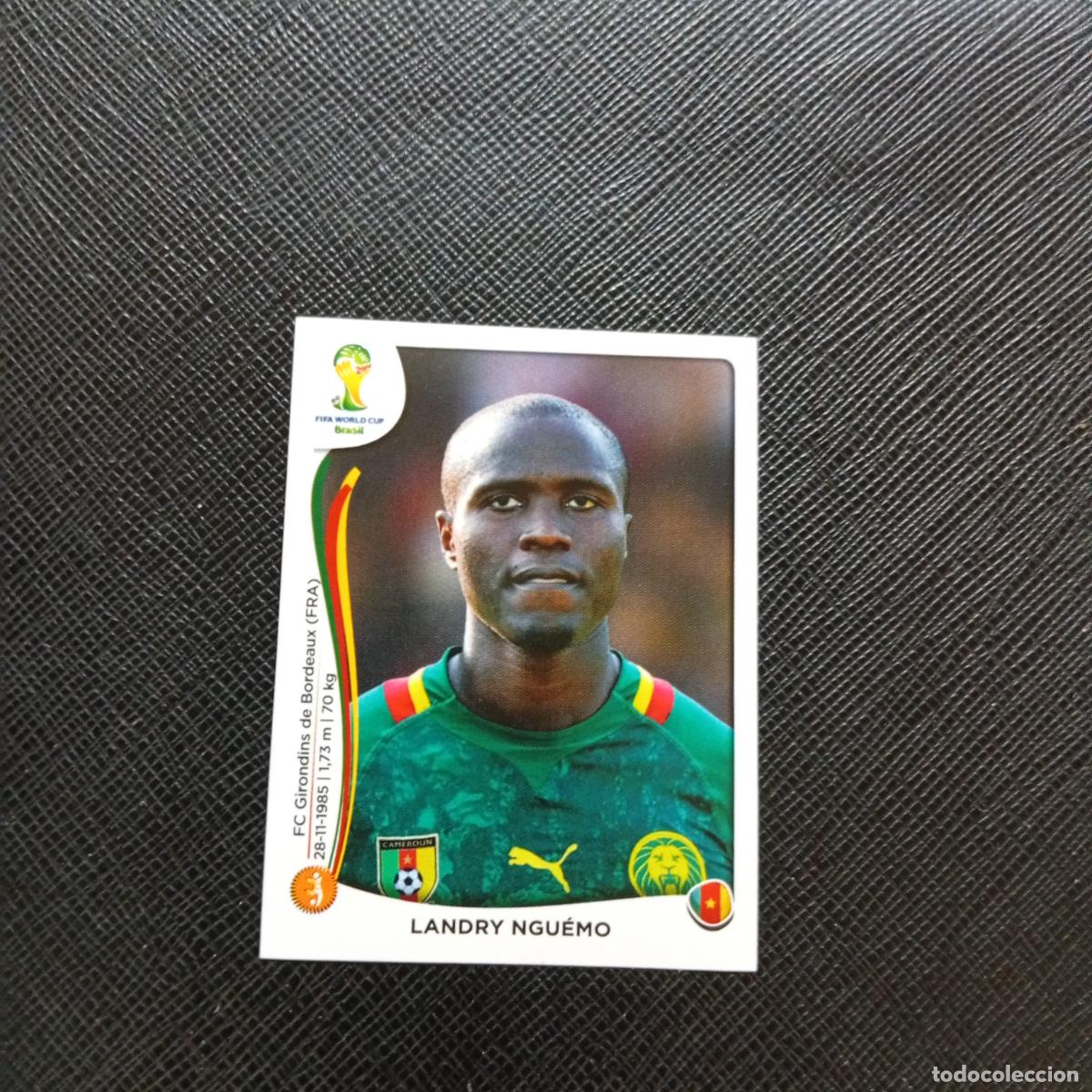 Cromos de f&uacute;tbol: 102 LANDRY NGUEMO CAMERUN PANINI MUNDIAL BRASIL 2014 CROMO FUTBOL 14 - SIN PEGAR - CJ1