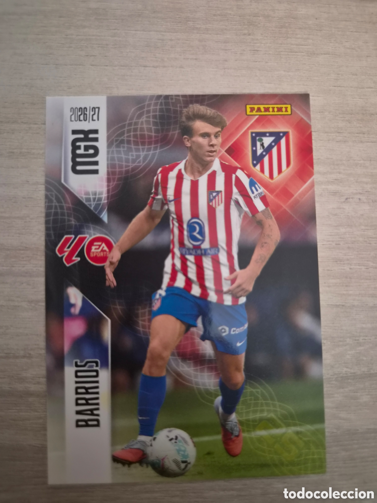 Cromos de f&uacute;tbol: N&deg;65 Atl&eacute;tico de Madrid Barrios Megacracks 26/27