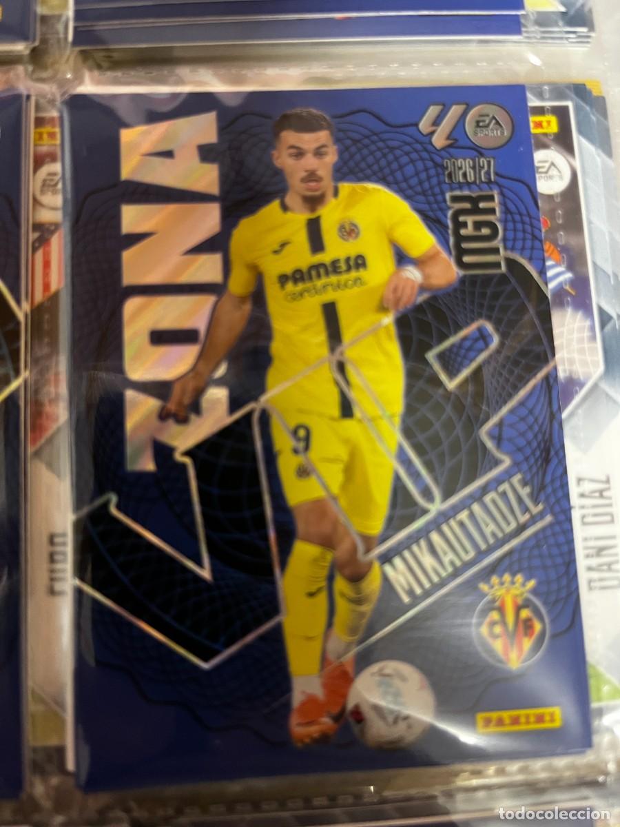 Cromos de f&uacute;tbol: MEGACRACKS MGK 2026 2027 26 27 PANINI N&ordm; 402 MIKAUTADZE VILLARREAL ZONA VIP