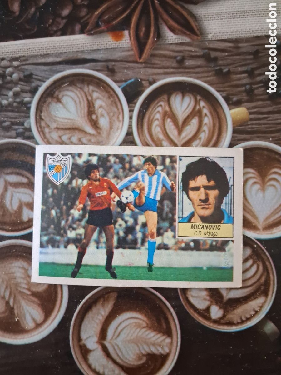 Cromos de f&uacute;tbol: Liga este 84-85 micanovic fichaje N 13 del M&aacute;laga recuperado del &aacute;lbum ver fotos