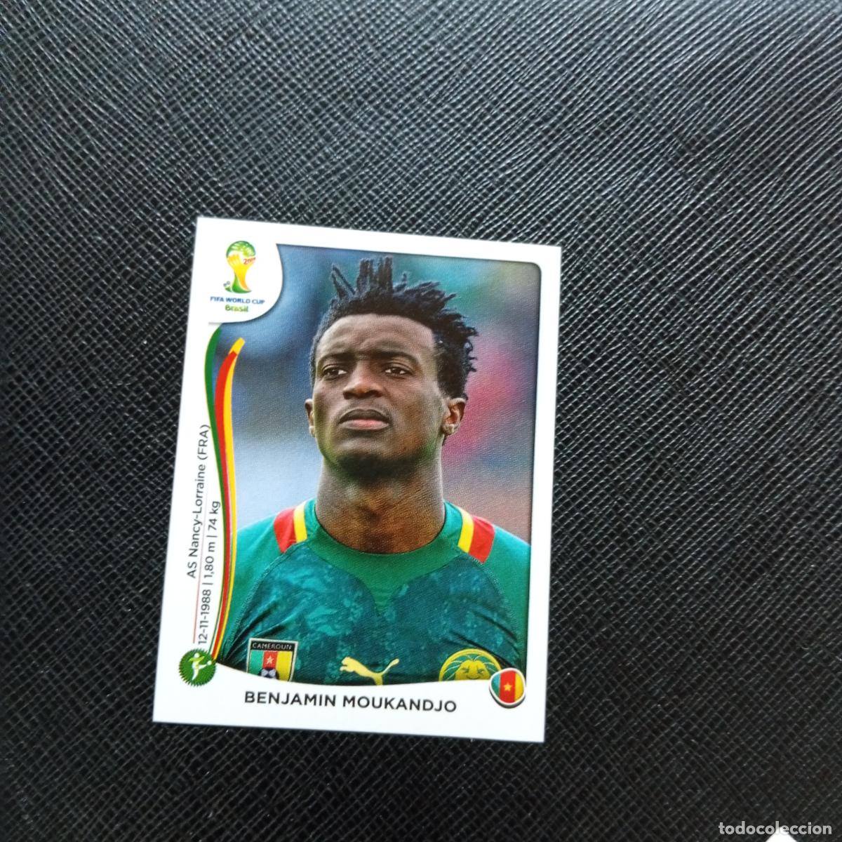Cromos de f&uacute;tbol: 105 BENJAMIN MOUKANDJO CAMERUN PANINI MUNDIAL BRASIL 2014 CROMO FUTBOL 14 - SIN PEGAR - CJ1