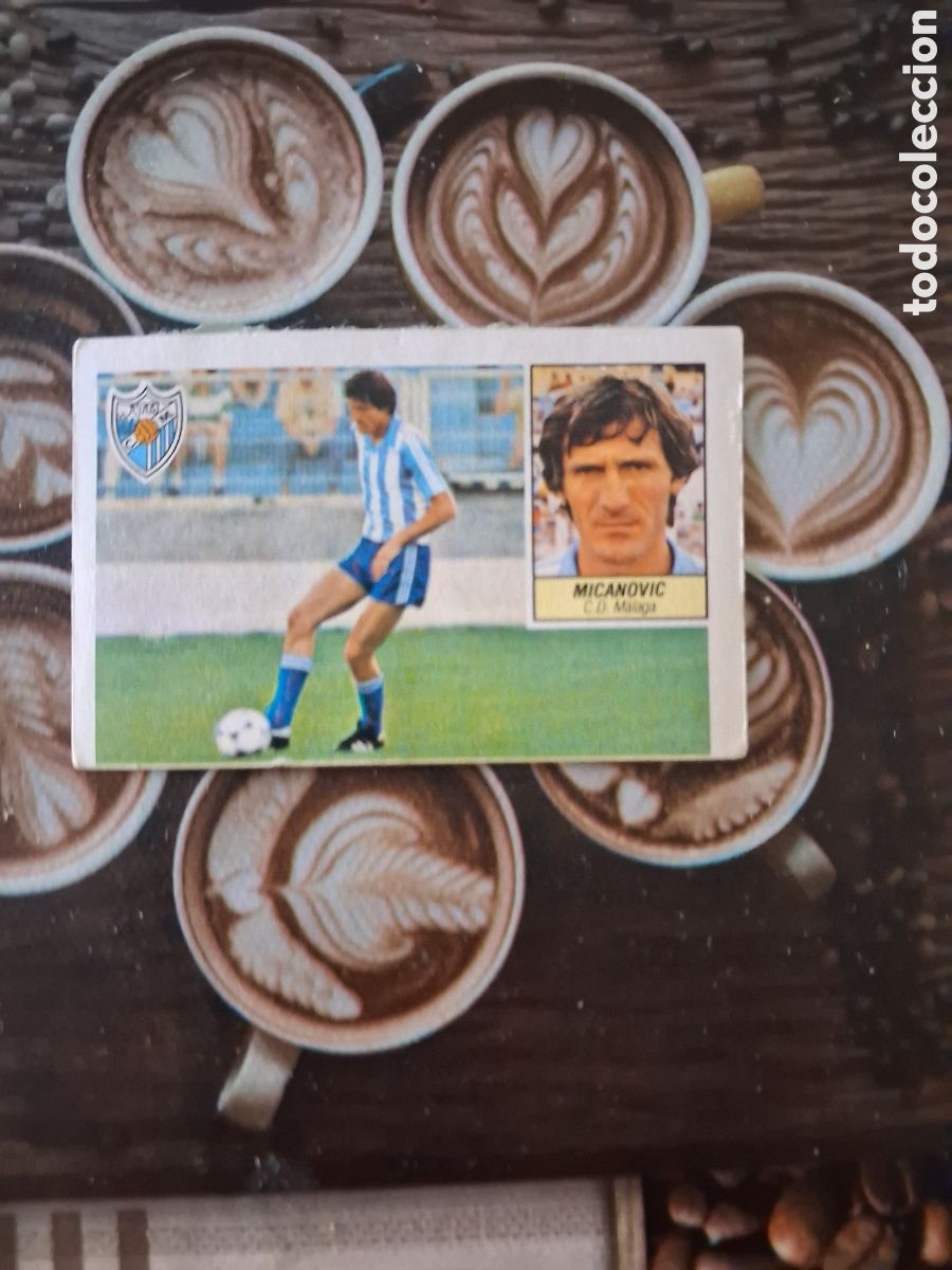 Football Stickers: Liga este 84 85 micanovic fichaje N 13 del M&aacute;laga recuperado del &aacute;lbum ver fotos