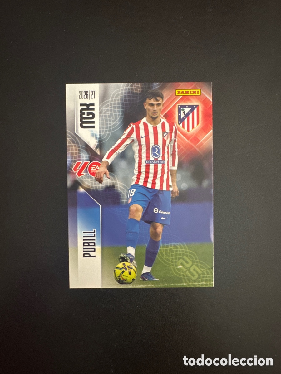 Football Stickers: PUBILL ATL&Eacute;TICO DE MADRID NUMERO 60 MEGACRACKS 2026 2027