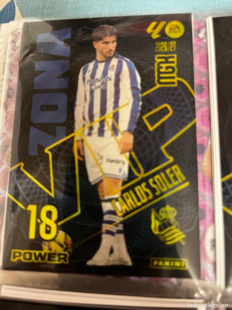Football Stickers: MEGACRACKS MGK 2026 2027 26 27 PANINI N&ordm; N&ordm; N&ordm; 390P CARLOS SOLER REAL SOCIEDAD ZONA VIP POWER