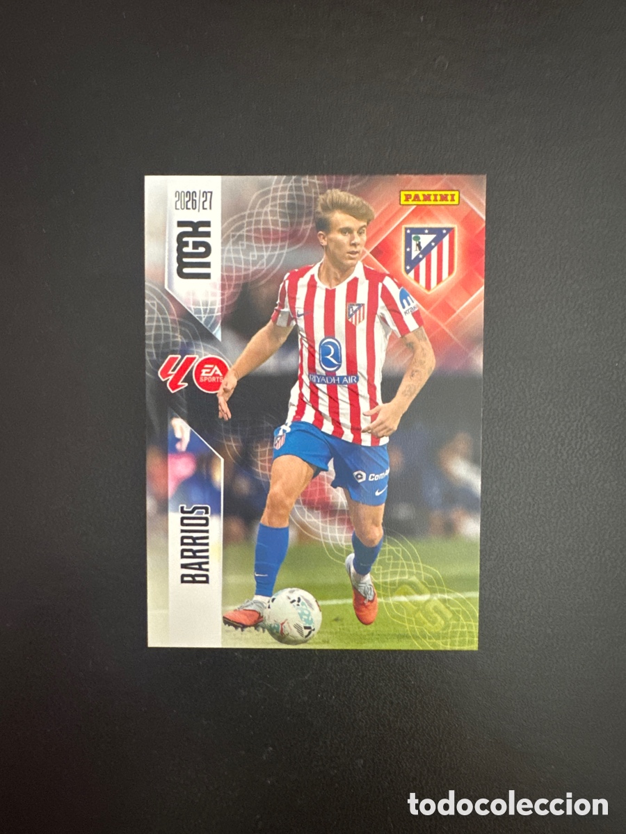 Football Stickers: BARRIOS ATL&Eacute;TICO DE MADRID NUMERO 65 MEGACRACKS 2026 2027