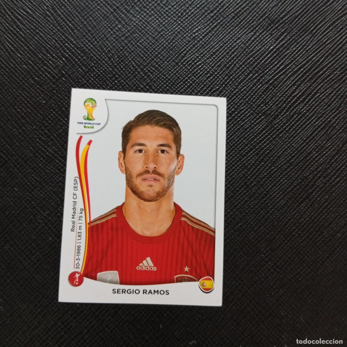 Football Stickers: 111 SERGIO RAMOS ESPA&Ntilde;A PANINI MUNDIAL BRASIL 2014 CROMO FUTBOL 14 - SIN PEGAR - CJ1