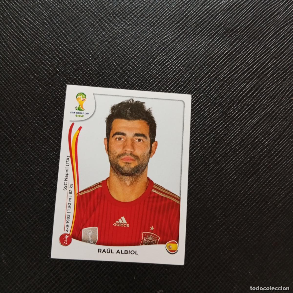Football Stickers: 113 RAUL ALBIOL ESPA&Ntilde;A PANINI MUNDIAL BRASIL 2014 CROMO FUTBOL 14 - SIN PEGAR - CJ1