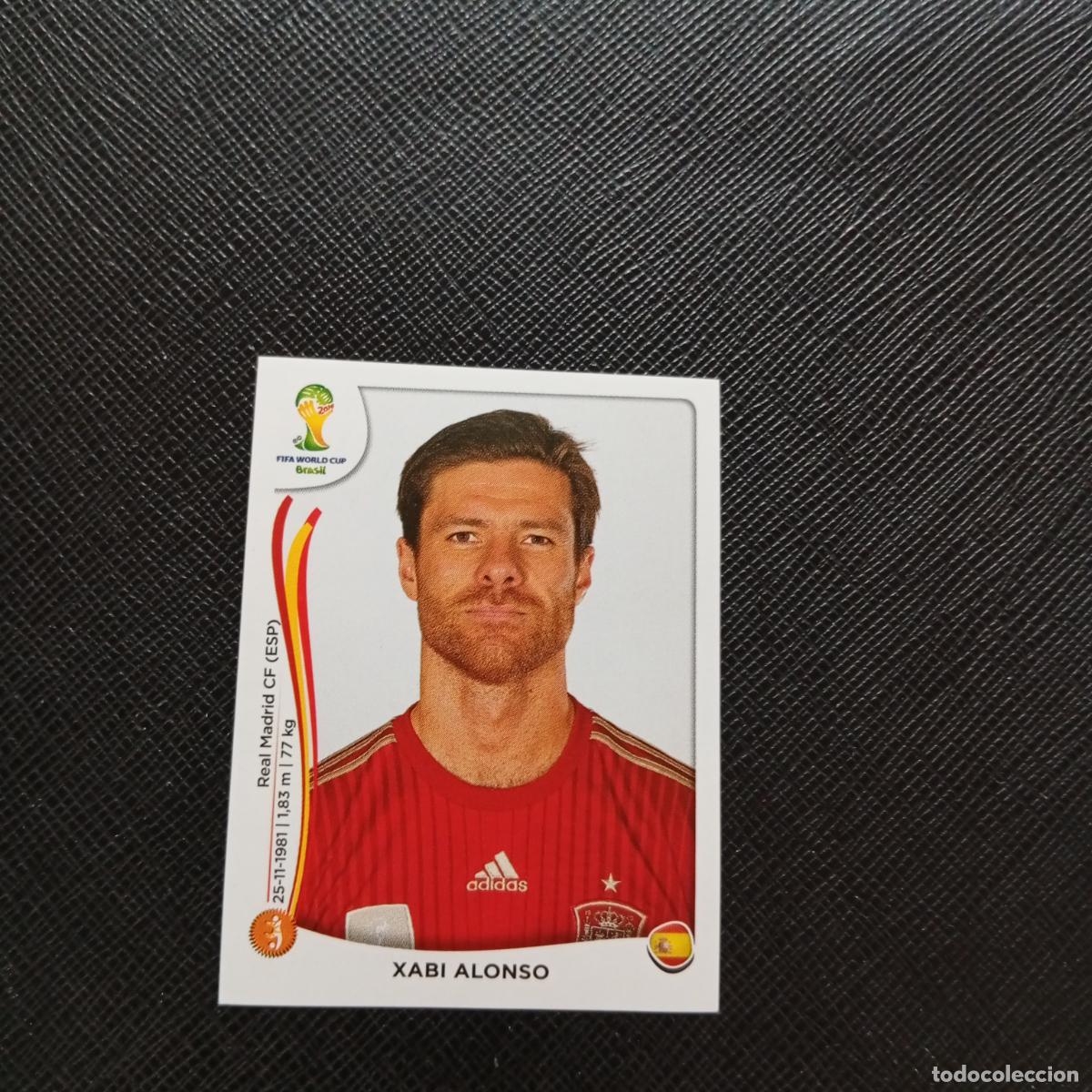 Cromos de f&uacute;tbol: 116 XABI ALONSO ESPA&Ntilde;A PANINI MUNDIAL BRASIL 2014 CROMO FUTBOL 14 - SIN PEGAR - CJ1