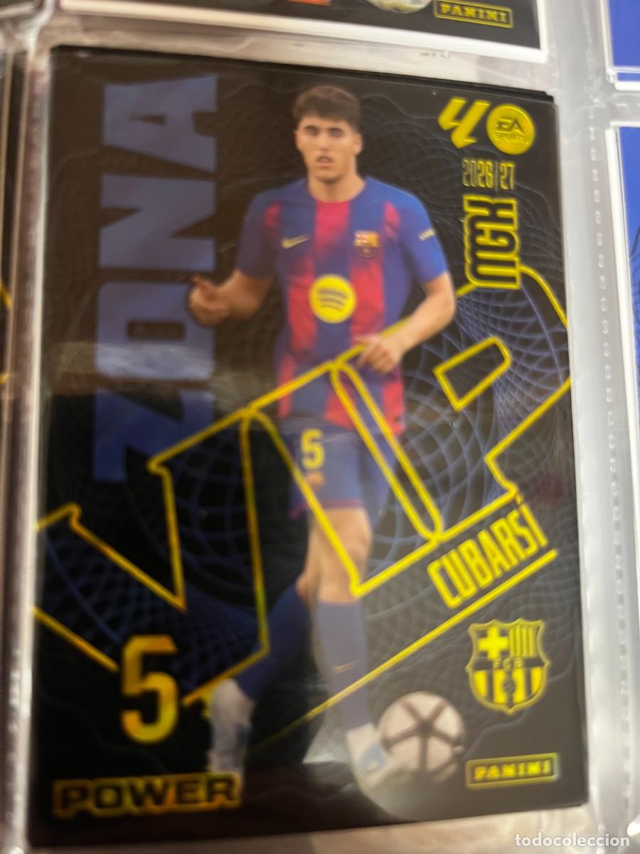 Cromos de f&uacute;tbol: MEGACRACKS MGK 2026 2027 26 27 PANINI N&ordm; 391 P 391P CUBARSI BARCELONA ZONA VIP POWER