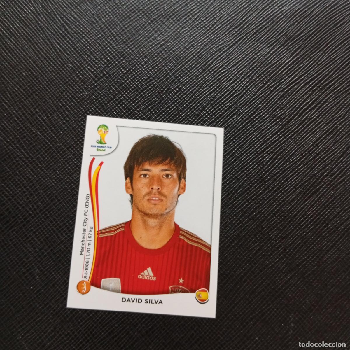 Cromos de f&uacute;tbol: 121 DAVID SILVA ESPA&Ntilde;A PANINI MUNDIAL BRASIL 2014 CROMO FUTBOL 14 - SIN PEGAR - CJ1