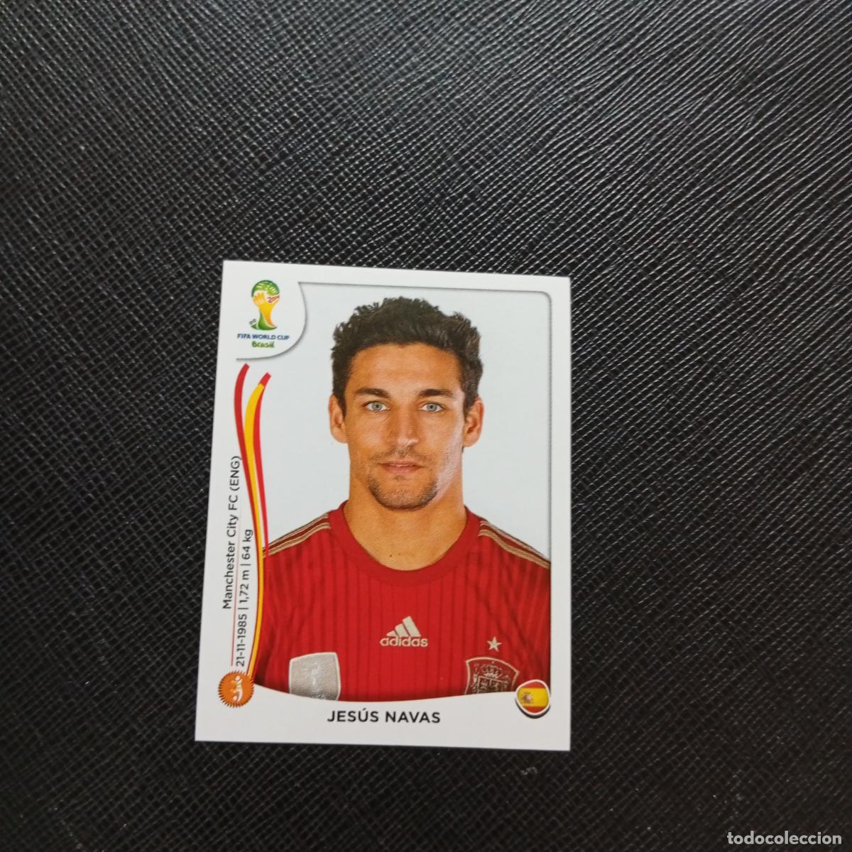 Cromos de f&uacute;tbol: 122 JESUS NAVAS ESPA&Ntilde;A PANINI MUNDIAL BRASIL 2014 CROMO FUTBOL 14 - SIN PEGAR - CJ1