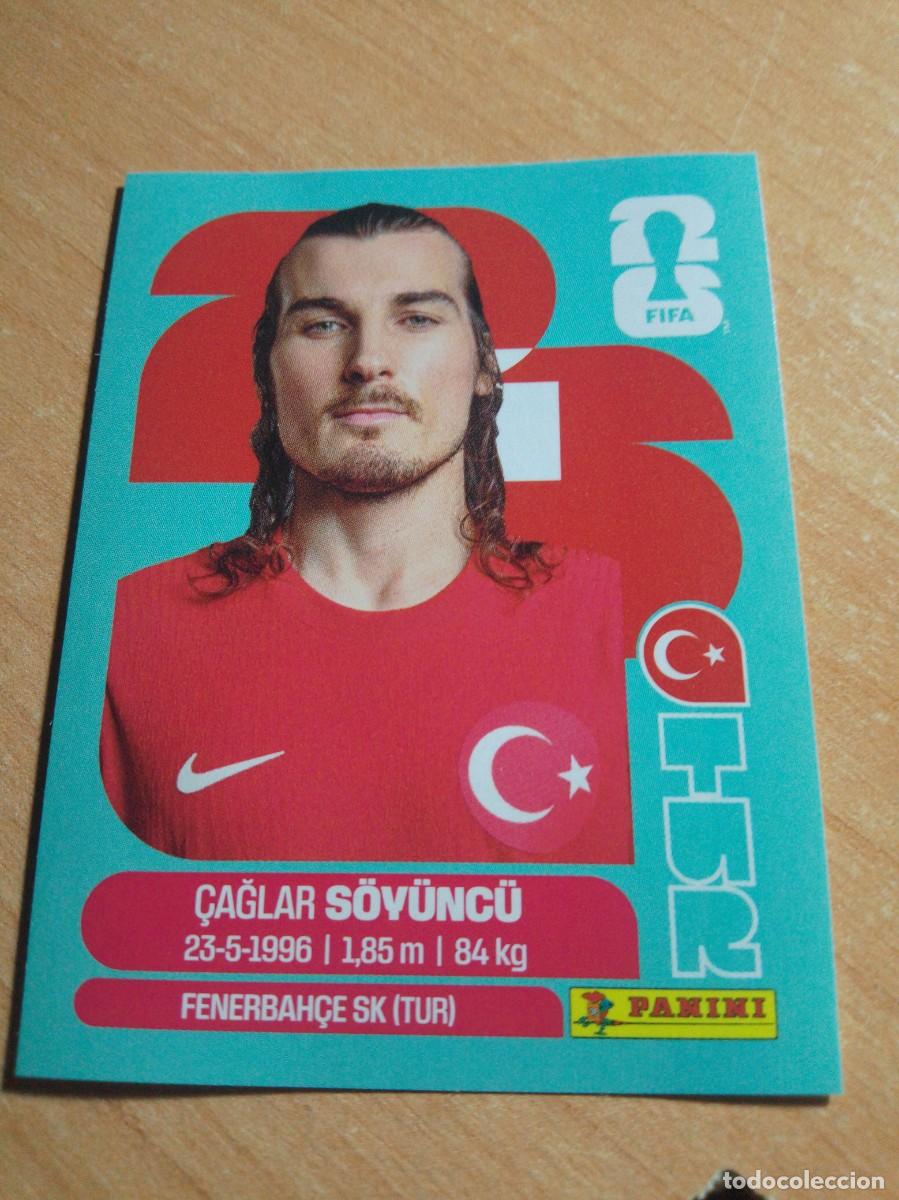Cromos de f&uacute;tbol: S&Ouml;Y&Uuml;NC&Uuml; TURQU&Iacute;A TUR 6 MUNDIAL FIFA WORLD CUP 2026 26 PANINI STICKERS NUEVO