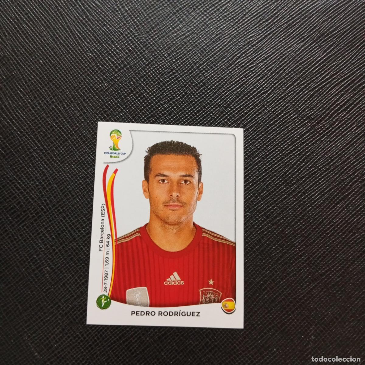 Cromos de f&uacute;tbol: 124 PEDRO RODRIGUEZ ESPA&Ntilde;A PANINI MUNDIAL BRASIL 2014 CROMO FUTBOL 14 - SIN PEGAR - CJ1