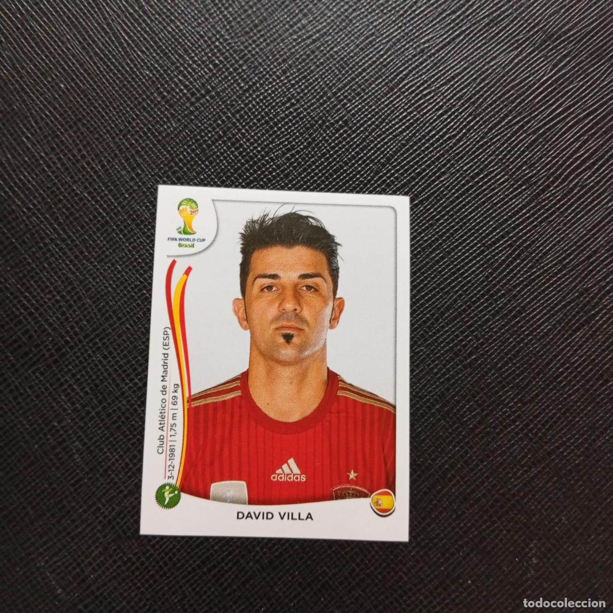 Cromos de f&uacute;tbol: 125 DAVID VILLA ESPA&Ntilde;A PANINI MUNDIAL BRASIL 2014 CROMO FUTBOL 14 - SIN PEGAR - CJ1