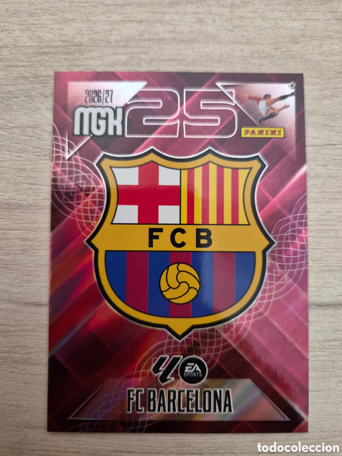 Cromos de f&uacute;tbol: N&deg;73 Escudo FC Barcelona Megacracks 26/27