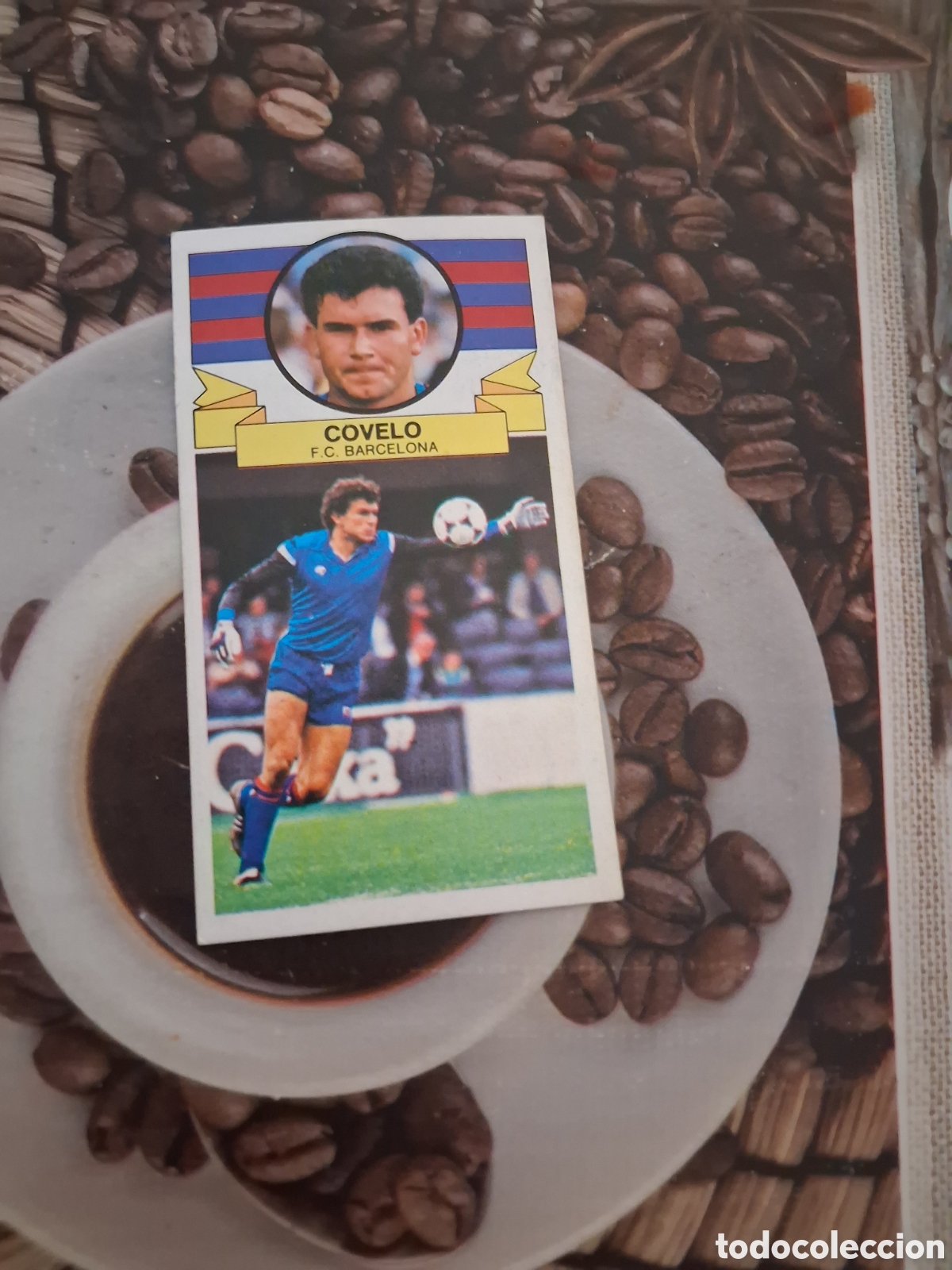Cromos de f&uacute;tbol: Liga este 85 86 covelo fichaje N 25 del Barcelona recuperado del &aacute;lbum ver fotos