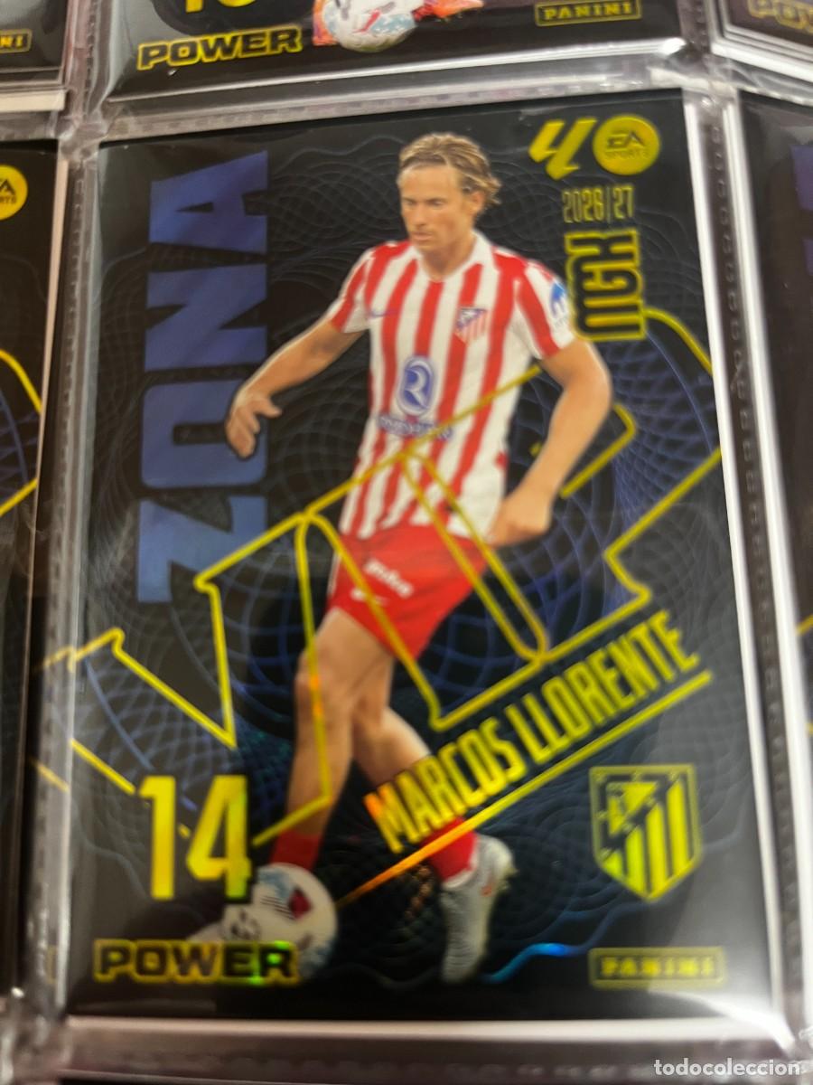 Cromos de f&uacute;tbol: MEGACRACKS MGK 2026 2027 26 27 PANINI N&ordm; 401 P 401P MARCOS LLORENTE ATLETICO DE MADRID ZONA VIP POWE
